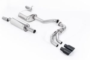  Road + (Part Resonated) with Cerakote Black GT-80 Trims. For Vehicles with Independent Rear Suspension.
