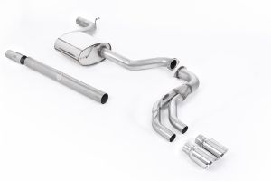  Louder (Non-Resonated) with Polished GT-80 Trims. For Vehicles with Independent Rear Suspension.