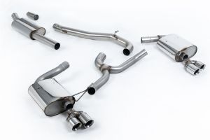  Non Res (Louder) Polished Quad GT Round Tips