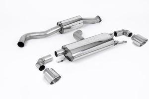  3" / 76mm Resonated OPF/GPF Back System with GT-115 Polished Trims - ECE R59 Approved