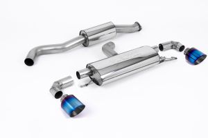  3" / 76mm Resonated OPF/GPF Back System with GT-115 Burnt Titanium Trims - ECE R59 Approved