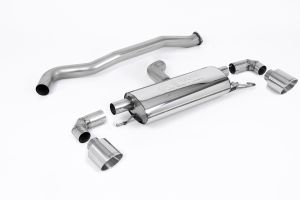  3" / 76mm Non Resonated (Louder) OPF/GPF Back System with GT-115 Polished Trims