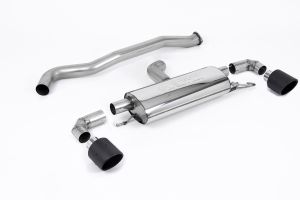  3' / 76mm Non Resonated (Louder) OPF/GPF Back System with Jet-115 Carbon Trims