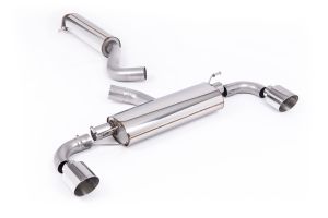  3' / 76mm Resonated OPF/GPF Back System with GT-115 Polished Trims - ECE Approved