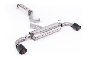  3' / 76mm Resonated OPF/GPF Back System with JET-115 Carbon Trims - ECE Approved