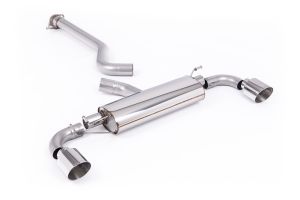  3' / 76mm Non-Resonated (Louder) OPF/GPF Back System with GT-115 Polished Trims