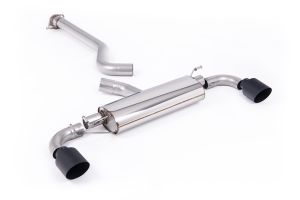  3' / 76mm Non-Resonated (Louder) OPF/GPF Back System with GT-115 Cerakote Black Trims