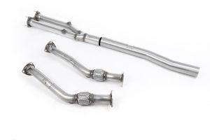  For fitment with OEM manifolds and Milltek Cat-back
