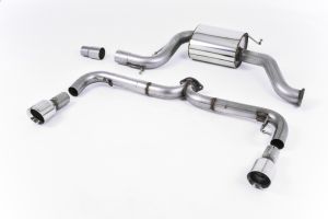  Non-resonated (louder). 3-inch Race System