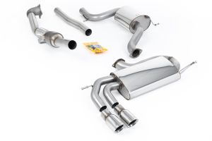  3-inch Race System. Resonated (quieter). Polished Tips
