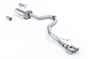  For fitment to OE Downpipe. Twin Polished Tips