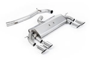  Non-Valved Race System. Non-resonated (louder). Polished Oval Tips