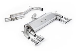  Non-Valved Race System. Resonated (quieter). Polished Oval Tips
