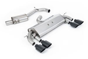  Non-Valved Race System. Resonated (quieter). Cerakote Black Oval Tips