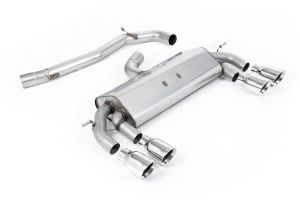  Non-Valved Race System. Non-resonated (loudest). Polished GT-100 Round Trims