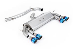  Non-Valved Race System. Non-resonated (loudest). Burnt Titanium GT-100 Round Trims
