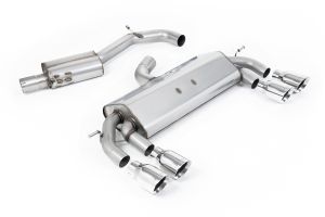  Non-Valved Race System. Resonated (quieter). Polished GT-100 Round Trims