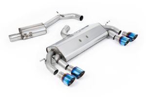  Non-Valved Race System. Resonated (quieter). Burnt Titanium GT-100 Round Trims