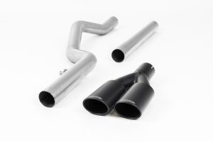  Cerakote Black Twin oval outlet (rear exit)