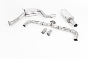  Cat Back Road+ Part Resonated GT-100 Burnt Titanium Trims