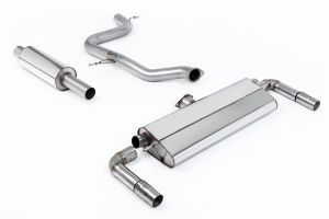  Cat Back Resonated JET-100 Carbon Trims - EC Approved