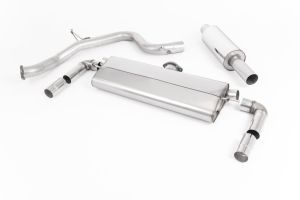  Cat Back Resonated GT-100 Burnt Titanium Trims - EC Approved