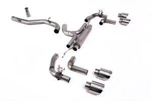  Race (Loudest) - 80mm / 3.15 inch System with Polished GT-115 Trims