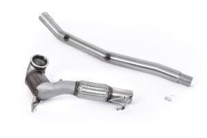  NO CEL (Check Engine Light) - 94mm / 3.7inch ID Turbo Outlet to 80mm / 3.15inch Downpipe with 200CPSI HJS Cat - Fits with OE Cat Back System Only