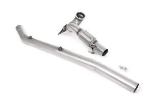  94mm / 3.7inch ID Turbo Outlet to 80mm / 3.15inch Downpipe with Decat - Fits with Milltek Cat Back System Only