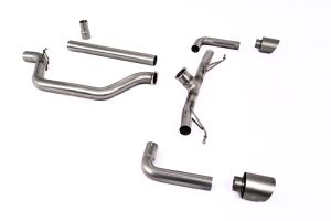  Race System (Loudest) - 80mm OPF/GPF Back System with Brushed Titanium GT-115 Trims