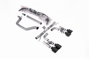  OPF/GPF Back - Golf R Style - Race (Loudest) with Cerakote Black GT-115 Tips