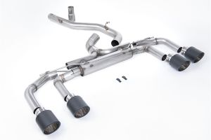  80mm / 3.15 inch System - Race Non Valved (Loudest) with Carbon Fibre JET-115 Trims