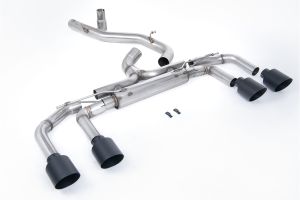  80mm / 3.15 inch System - Race Non Valved (Loudest) with Cerakote Black GT-115 Trims