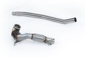  V2 Large Bore Downpipe with 200CPSI Race Cat (104mm to 80mm) - Must be fitted with OE Cat Back Only