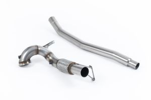  V2 Large Bore Downpipe with 200CPSI HJS Cat (104mm to 80mm) - Must be fitted with OE Cat Back Only