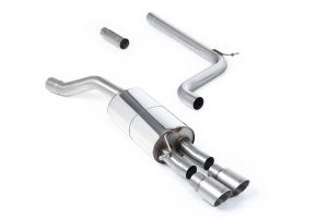  GPF/OPF Back System with Brushed Titanium GT-90 Trims - Requires Polo GTI Rear Diffuser