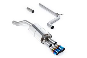  GPF/OPF Back System with Burnt/Blue Titanium GT-90 Trims - Requires Polo GTI Rear Diffuser