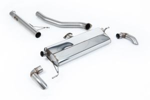  80mm / 3.15" Non Resonated System with Downturn Tips (No Cutting Required)