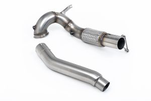  94mm / 3.7inch ID Turbo Outlet to 80mm / 3.15inch Downpipe with Decat Bypass - Fits with OE System Only