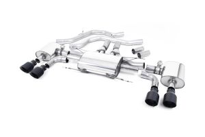 Milltek Sport EC Approved - Valved with GT-100 Cerakote Trims Alfa Romeo Giulia Quadrifoglio 2.9 V6 Bi-Turbo (Non OPF/GPF Models)