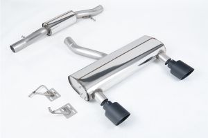 Milltek Sport  Resonated (quieter) with Cerakote Black GT-115 Tips Audi  TT  3.2 V6 quattro Coupe & Roadster