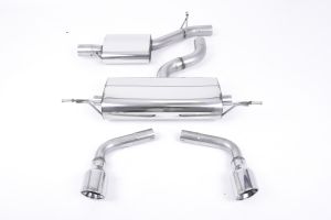 Milltek Sport  Resonated (quieter). Dual-outlet Audi  TT Mk2  3.2 quattro