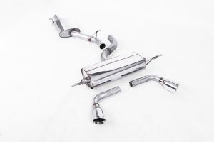 Milltek Sport  Resonated (quieter). Dual GT-100 Audi  TT Mk2  3.2 quattro