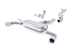 Milltek Sport  Non-resonated (louder). Dual-outlet Audi  TT Mk2  3.2 quattro