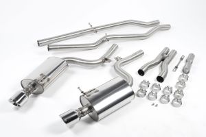 Milltek Sport Non-resonated (louder) Audi S4 4.2 V8 quattro B6 Saloon/Sedan‚ Avant‚ & Cabriolet