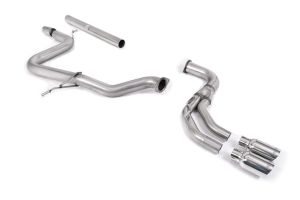 Milltek Sport Non-resonated (louder). Polished Tips Audi A3 2.0 TDI 184PS MQB 2WD (3 Door & Sportback Models)