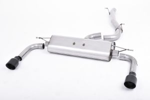 Milltek Sport Non-resonated (louder). Cerakote Black Tips Audi A3 2.0 TFSI quattro Sedan 8V (US-only)