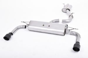 Milltek Sport Resonated (quieter). Cerakote Black Tips Audi A3 2.0 TFSI quattro Sedan 8V (US-only)