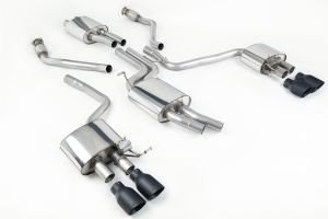 Milltek Sport  Quad Cerakote Black Tips Audi  SQ5  3.0 TFSI Supercharged