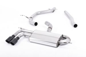 Milltek Sport Cerakote Black Tips Audi A3 2.0 TDI 170bhp 2WD 3 door DPF